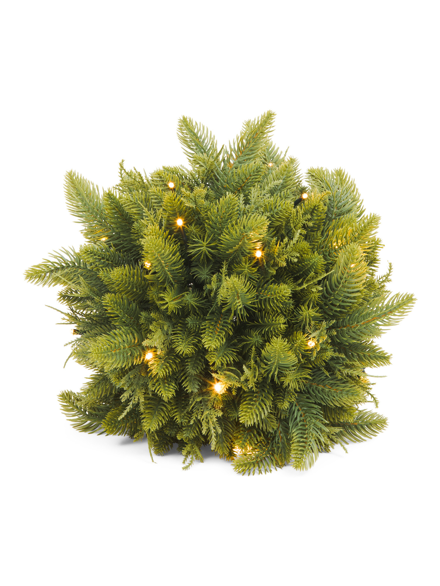 15in Uv Resistant Outdoor Safe Led Kissing Ball Faux Leaf Arrangement | Plants & Planters | Marsh... | Marshalls