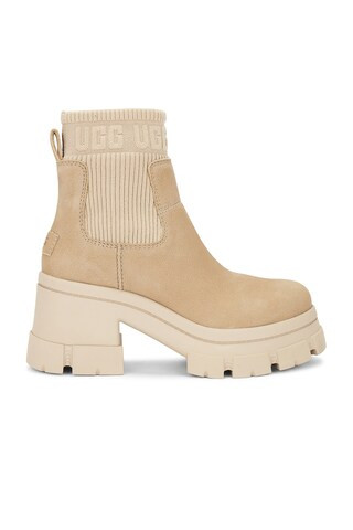 UGG Brooklyn Chelsea Boot in Mustard Seed from Revolve.com | Revolve Clothing (Global)