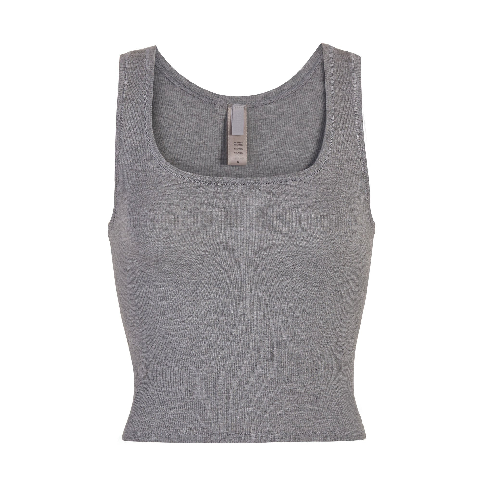 SOFT LOUNGE TANK | HEATHER GREY | SKIMS (US)