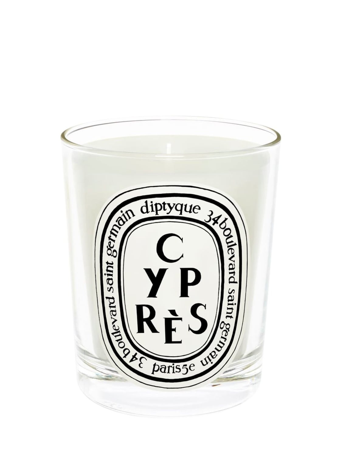 DIPTYQUE | 190gr Cyprès candle | BEAUTY - WOMEN | Transparent | UNIQUE | Wax Glass | | Luisaviaroma