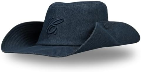 Trendy Cowboy Bucket Hat | Packable Denim Black Cowgirl Western Hat | Rodeo Outfit Floppy Beach S... | Amazon (US)