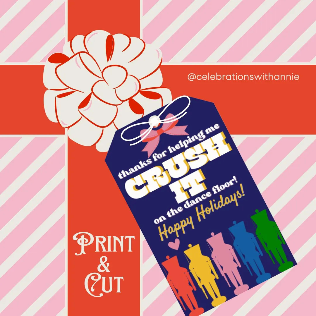 Nutcracker Dance Teacher Gift Tags – Printable Holiday Appreciation (PDF) - Etsy | Etsy (US)