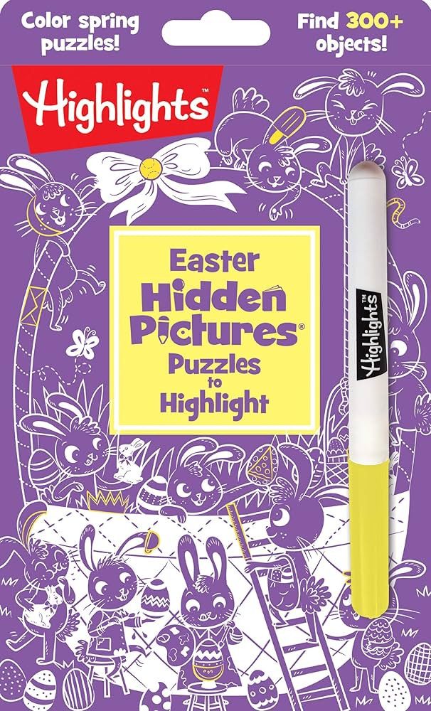 Easter Hidden Pictures Puzzles to Highlight: Easter Hidden Pictures Puzzles to Highlight (Highlig... | Amazon (US)