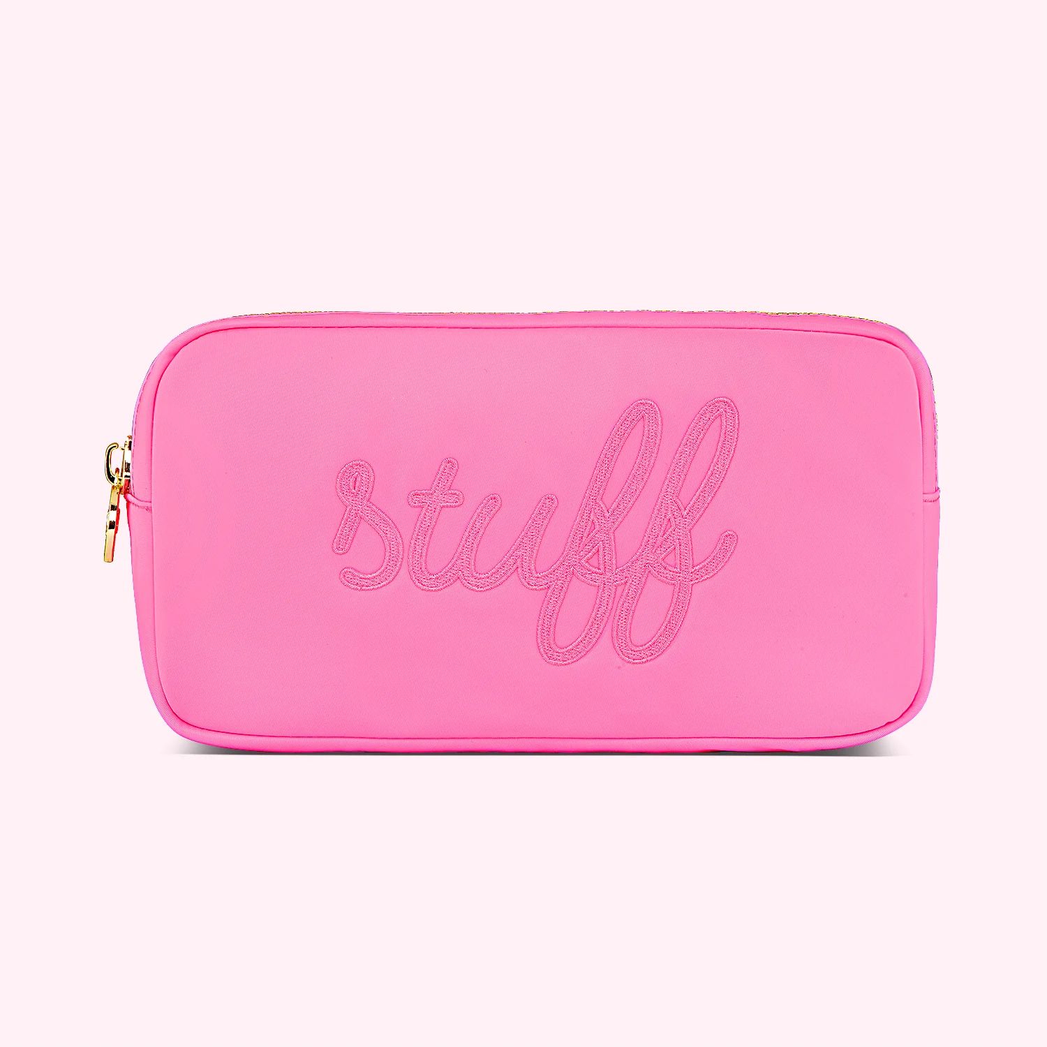 "Stuff" Embroidered Small Pouch | Stoney Clover Lane | Stoney Clover Lane