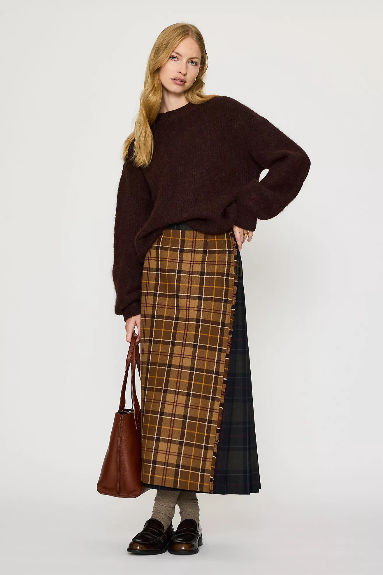 Barbour Hazelwood Tartan Midi Skirt | Anthropologie (UK)