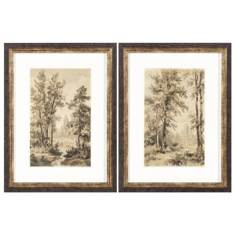 My Texas House Look Through the Trees 2pc Set 18x24 Framed Wall Art | Walmart (US)