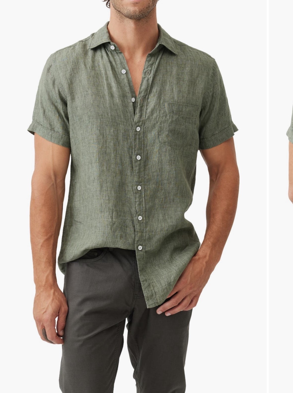 Sexy linen shirt for men. These look so great with shorts or colored jeans linked below 
Nsale 
Men’s 

#LTKSaleAlert #LTKFindsUnder100 #LTKMens