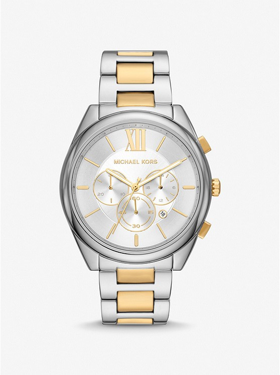 Oversized Janelle Two-Tone Watch | Michael Kors US