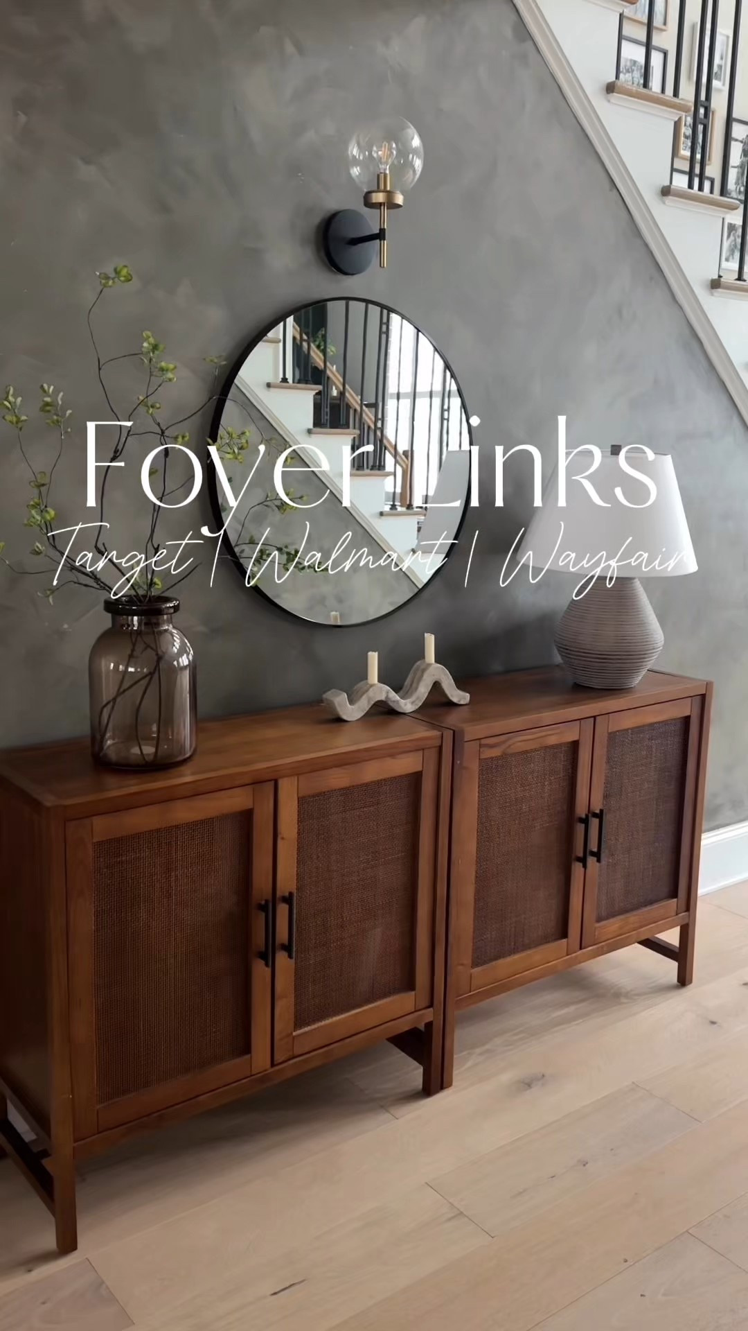 Sharing all the details of my affordable foyer!