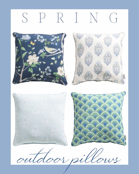 outdoor pillows | outdoor finds | outdoor style | patio furniture | porch refresh | springtime | spring refresh | home decor | home refresh | Amazon finds | Amazon home | Amazon favorites | classic home | traditional home | blue and white | furniture | spring decor | southern home | coastal home | grandmillennial home | scalloped | woven | rattan | classic style | preppy style

#LTKhome #LTKSeasonal #LTKfindsunder50