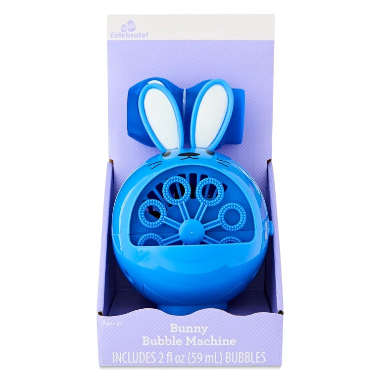 Bunny Bubble Machine, Blue, 5.5", Easter by Way To Celebrate | Walmart (US)