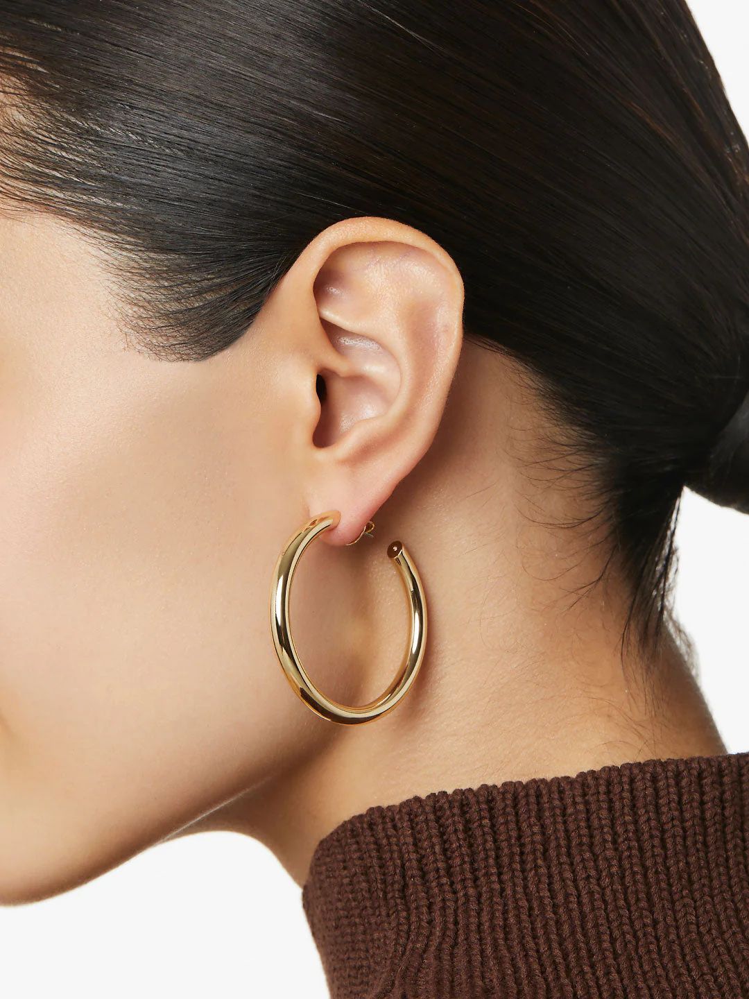 Hoop Earrings - Tia Medium Gold | Ana Luisa