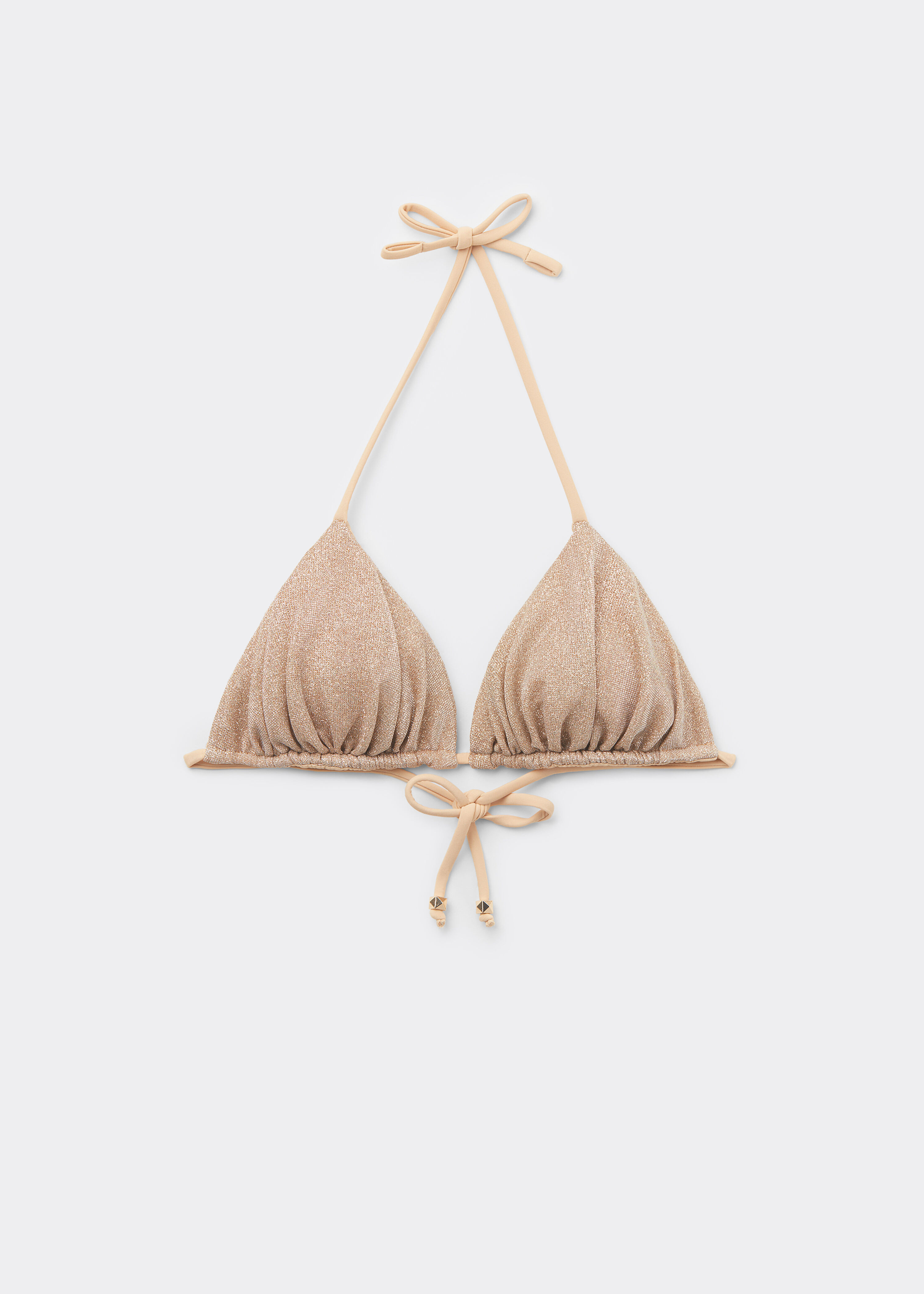 Triangle Swimsuit Top Golden Glitter | Calzedonia US