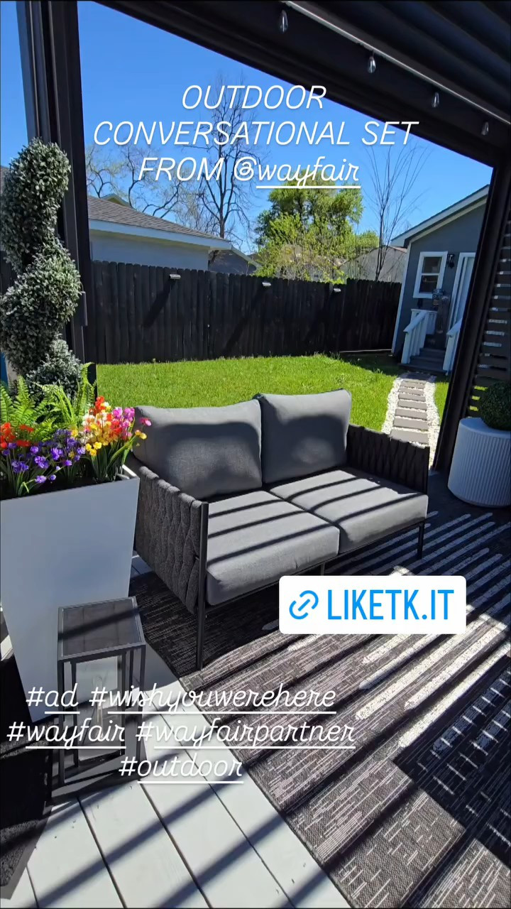 #ad Outdoors with Wayfair #wayfair #wayfairpartner #outdoor #wishyouwerehere