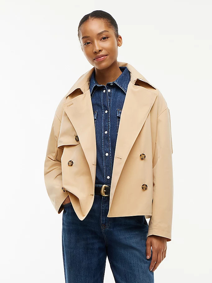 Relaxed Short Trench Jacket | Tommy Hilfiger UK