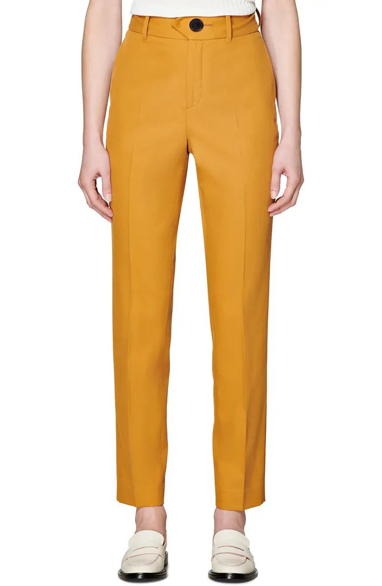 Lane Cotton Twill Trousers | Nordstrom