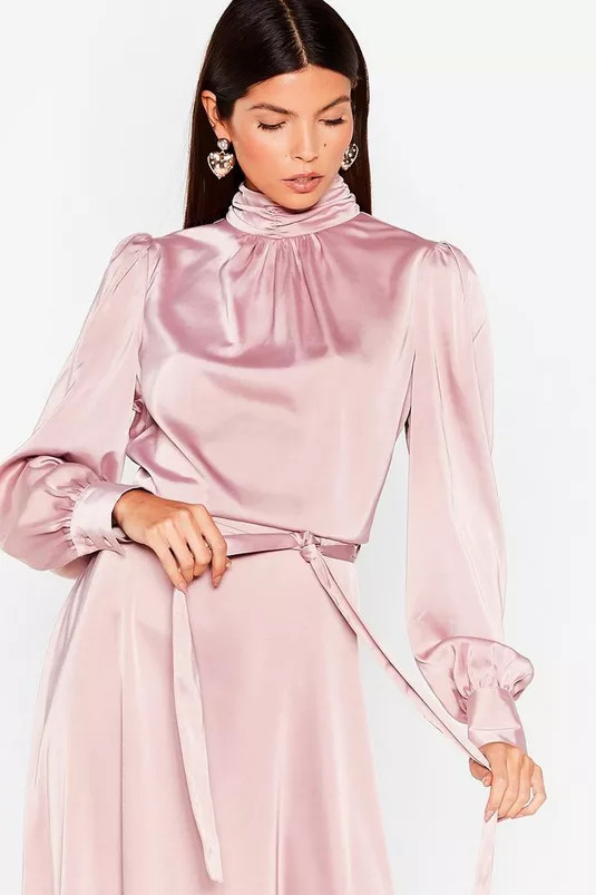 Sleek Your Heart Belted Midi Dress | Nasty Gal (US)