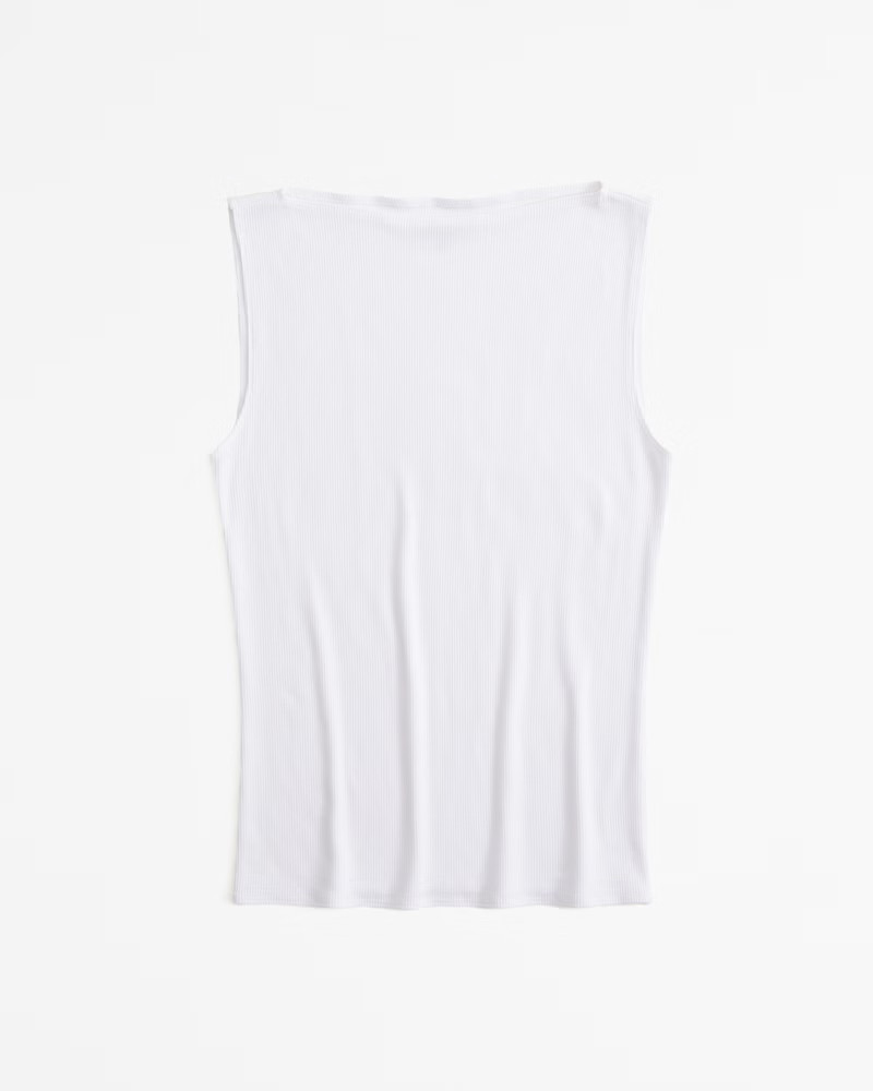 Featherweight Rib Slash Top | Abercrombie & Fitch (US)