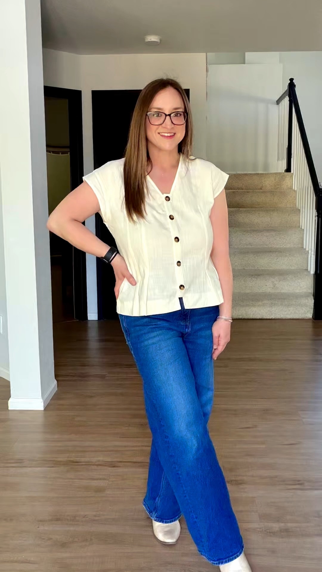 Peplum is making a massive comeback for Spring 2026, and this ivory button-down is the perfect way to nail the trend! ✨

This breezy, linen-style peplum is the ultimate chic upgrade this season. It features a flattering V-neck, structured button-down front, and a subtle flare that hits in all the right places. It brings that effortless “quiet luxury” vibe to any outfit.


#LTKmomlife #LTKootd #LTKPetite