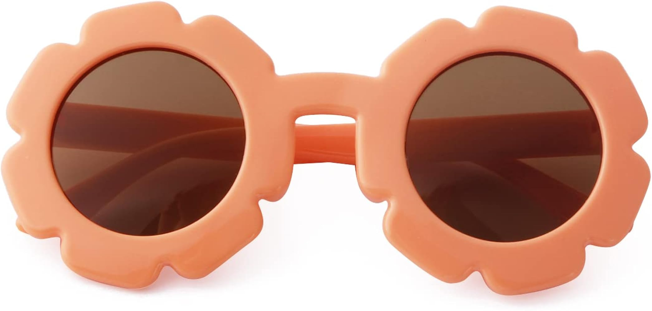 Laurinny Kids Sunglasses Round Flower UV400 Protection Colorful Glasses for Children Girl Boy | Amazon (US)