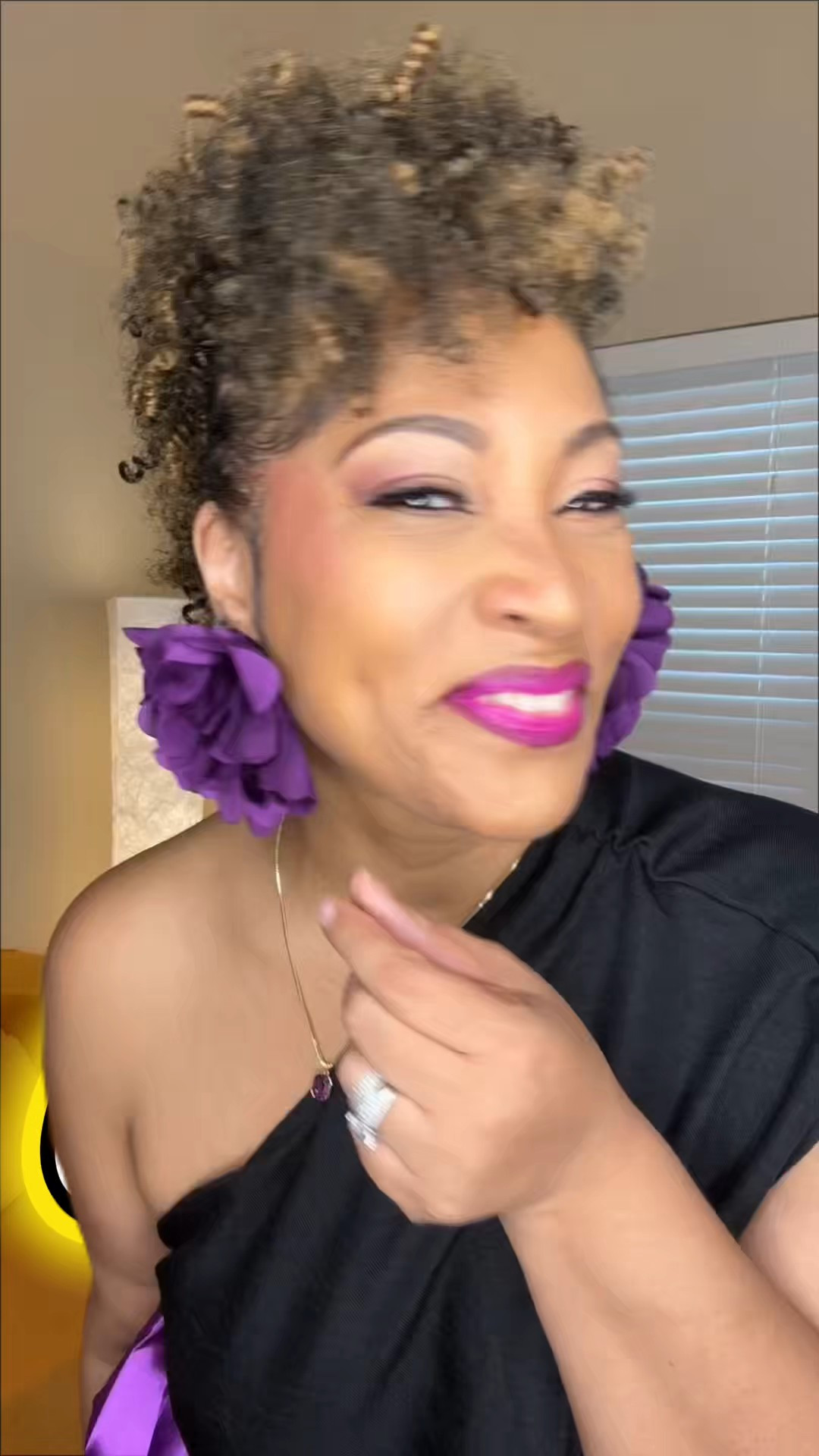 GRWM to go to a surprise wedding proposal! These wide legged corset pants with purple flower earrings, crop top and black clutch made the look! 

#LTKgrwm #LTKootd #LTKOver40