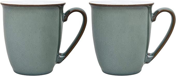 Denby 2048818 Regency Green 2 Piece Coffee Beaker/Mug Set | Amazon (UK)