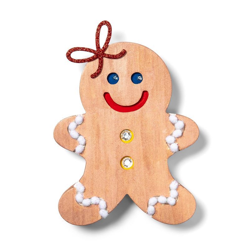 Freestanding Wood Gingerbread Man - Mondo Llama&#8482; | Target
