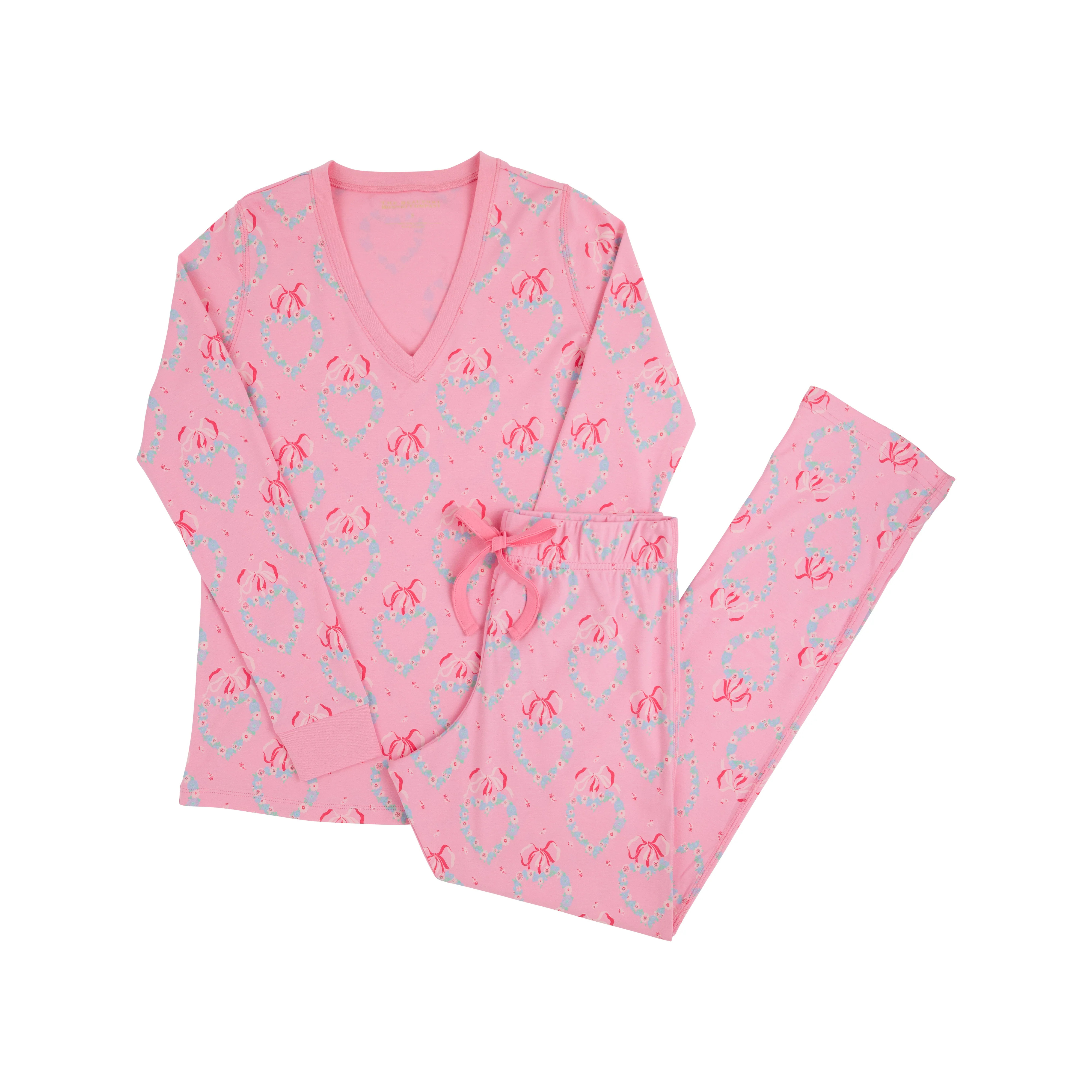 Coastal Living Lounge Set (Women's) - Fancy Like Floral with Hamptons Hot Pink | The Beaufort Bonnet Company