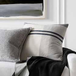 Plaid Lambswool Pillow Cover | Williams-Sonoma
