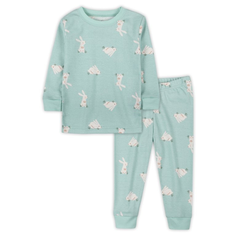 Little Star Organic Toddler Unisex Easter Pajama Set, 2-Piece, Sizes 12M-5T | Walmart (US)