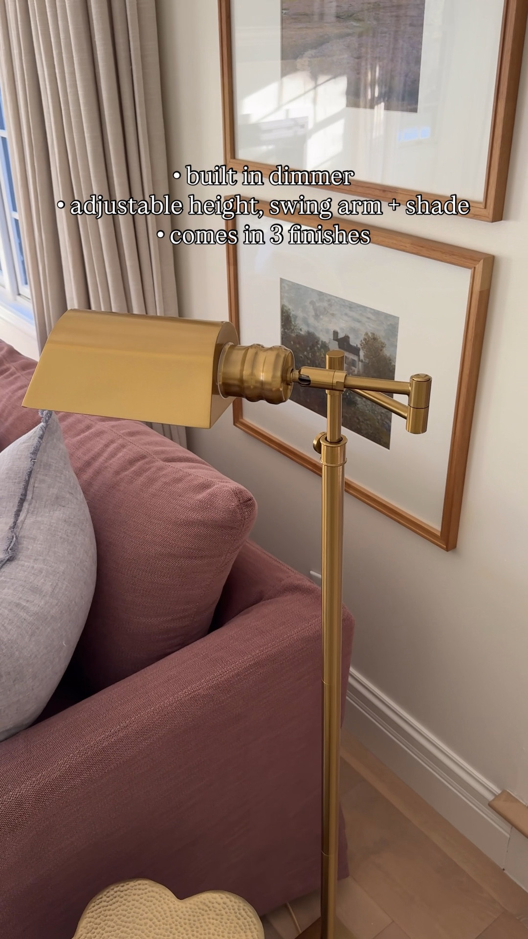 This lamp is under $90 and looks so high end! The built in dimmer is such a luxurious feature and extremely rare for an affordable light fixture. Comes in three finishes! 

#LTKSaleAlert #LTKHome #LTKselfcare