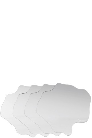Four-Pack Mirror Spill Coasters | SSENSE