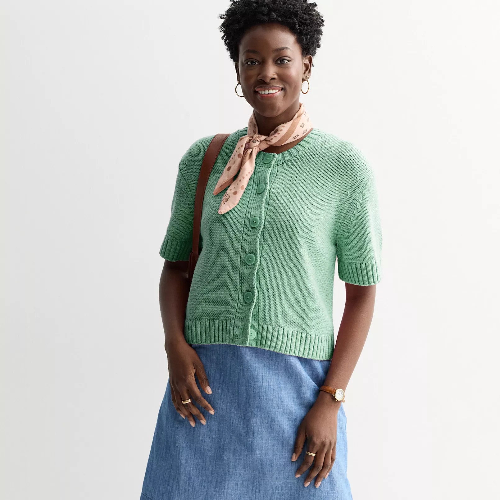 Women's Sonoma Goods For Life® Short Sleeve Sweater | Kohl's