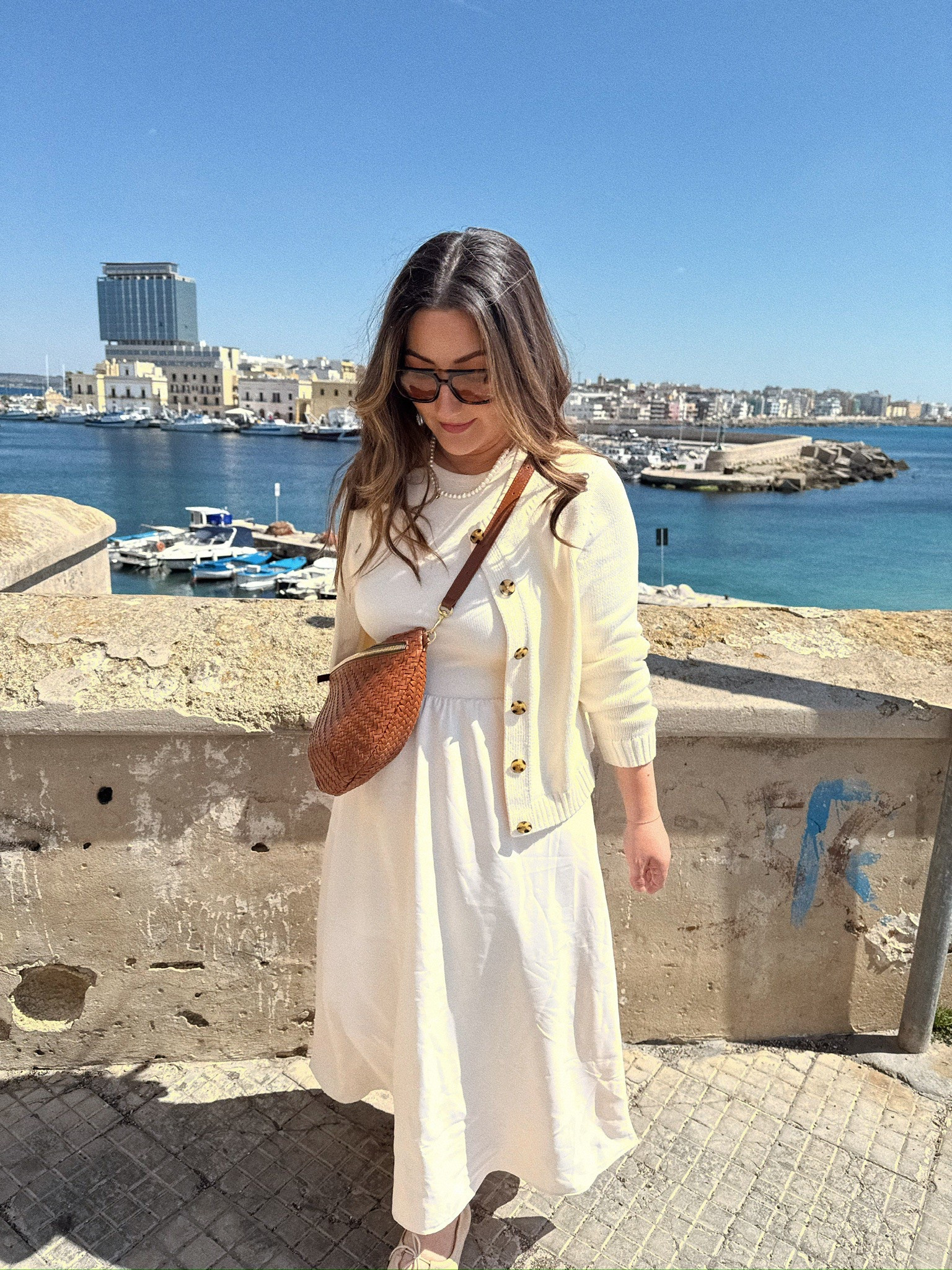 Petite friendly spring dress! 

Dress size small 
Comfortable flats 
Cardigan size small petite 
Linked my jewelry (use code: Mimi15) and makeup! 

Plus my favorite steamer I used during this trip! 

Vacation outfit, Italy outfit, Amazon finds

#LTKSeasonal #LTKPetite #LTKTravel