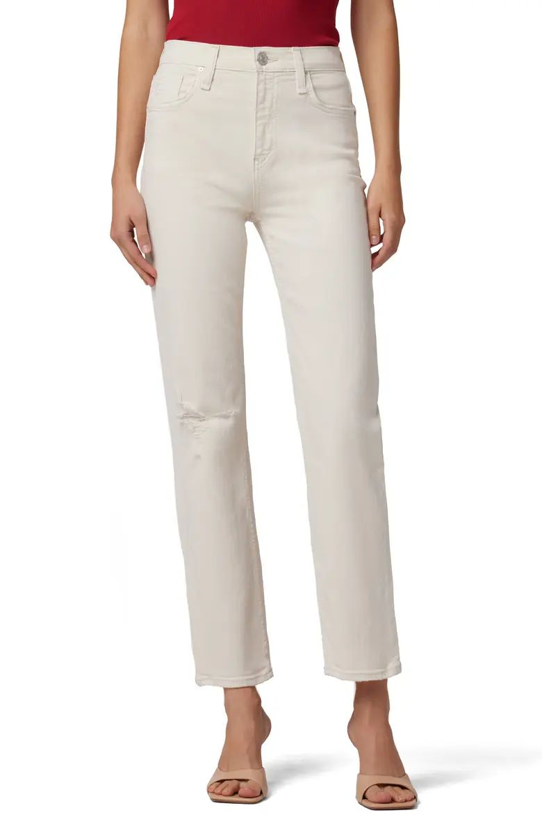 Remi High Waist Ankle Straight Leg Jeans | Nordstrom