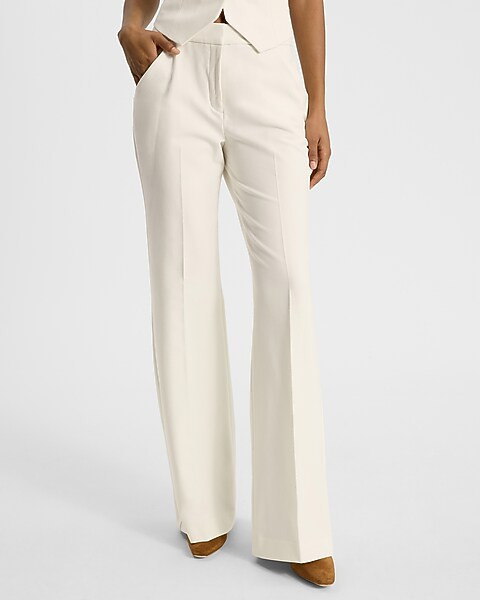 Editor High Waisted Trouser Flare Pant | Express