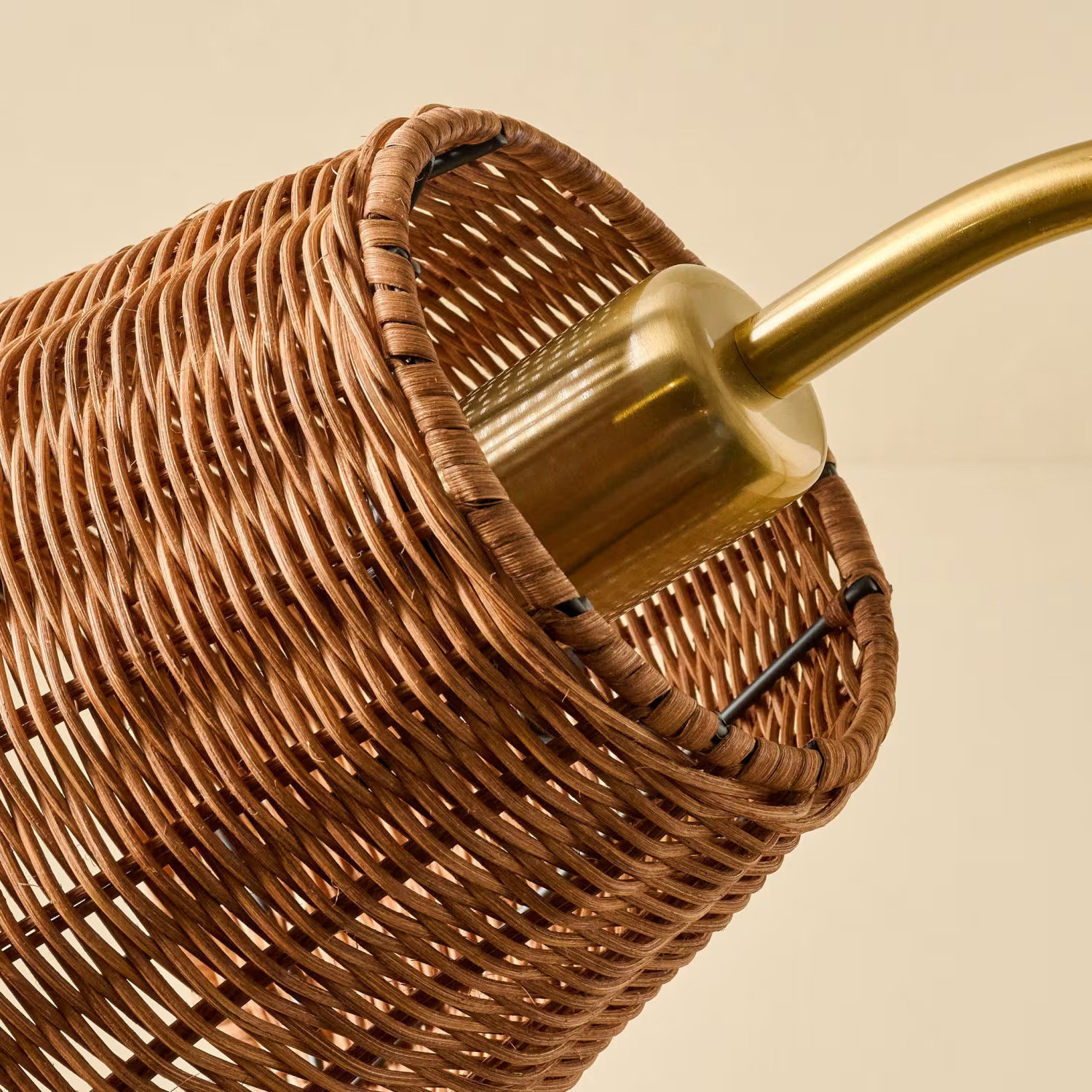 Lucinda Task Lamp with Woven Shade | Magnolia