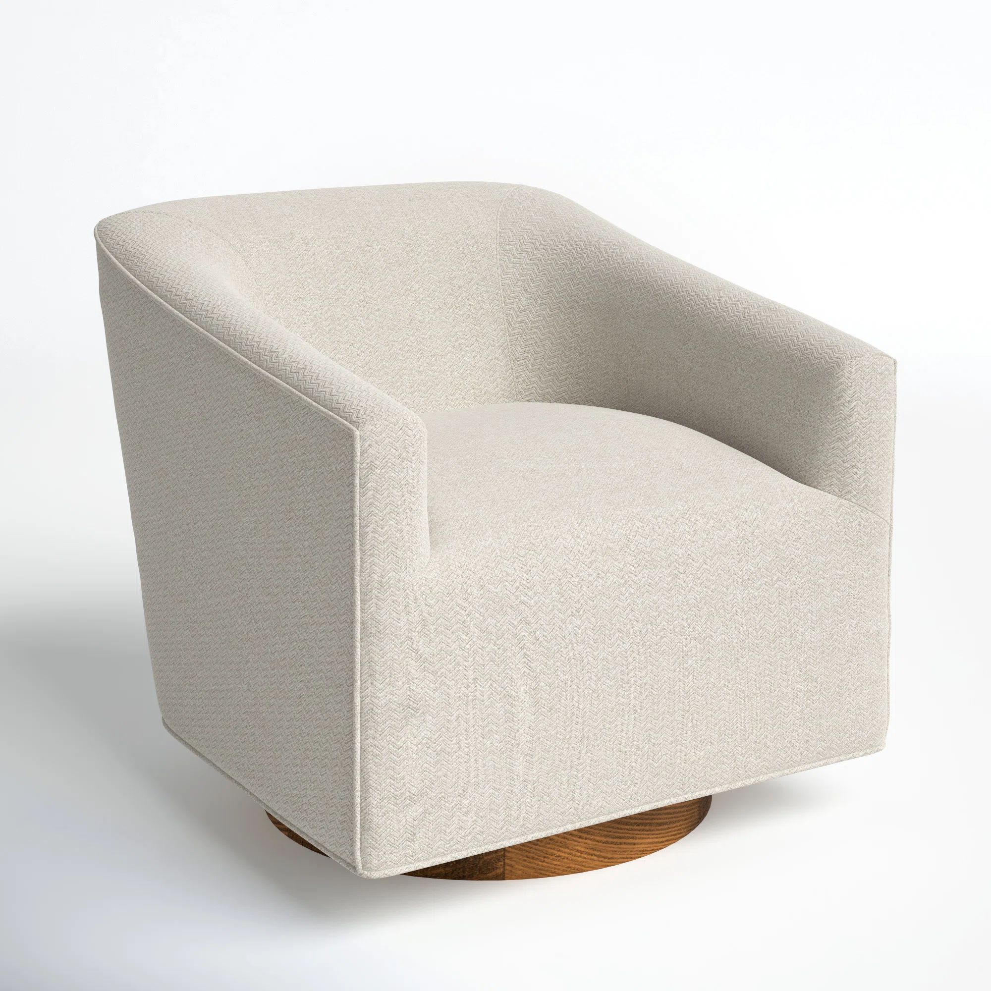 Soverall Upholstered Swivel Armchair | Wayfair North America