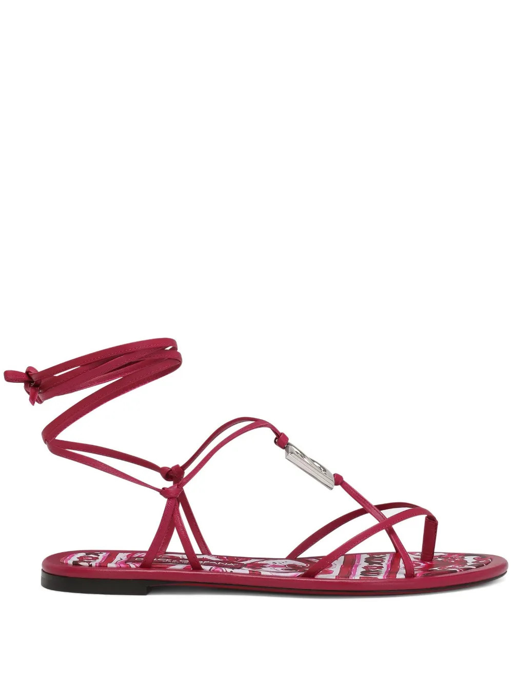 Dolce & Gabbana DG-logo Strappy Sandals - Farfetch | Farfetch Global