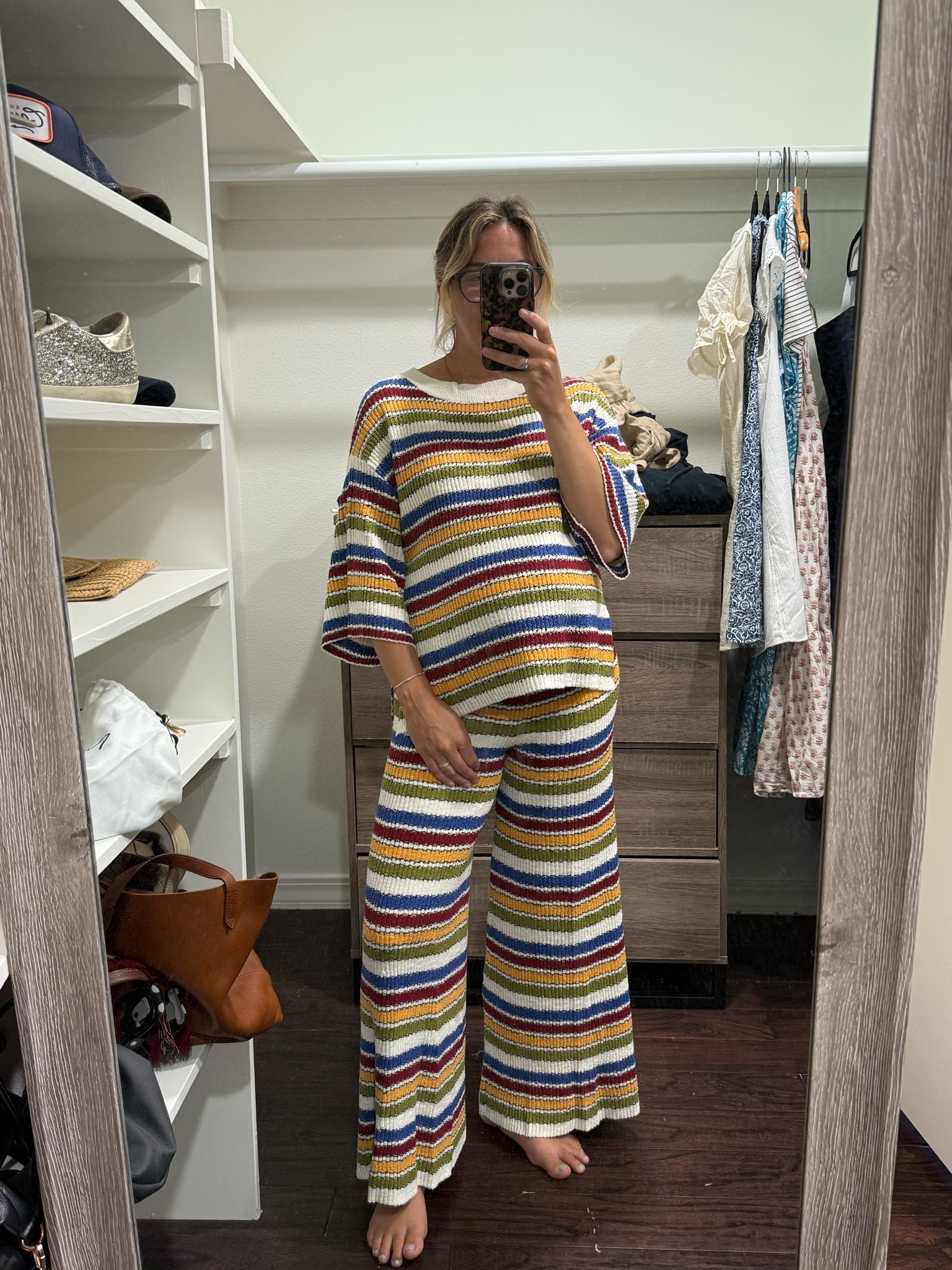 OBSESSED 🤩 I’ve been eyeing this set and finally snagged it! Colors are so good. I got my normal size small, which I think will be perfect for after baby.

#LTKmomlife #LTKootd #LTKBump