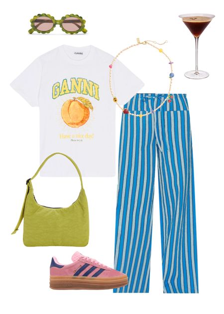 Eclectic Grandpa 
Eclectic grandpa outfit ideas
Ganni
Baggu
Adidas Gazelle
Spring Outfit
Summer Outfit
Charm Necklace 

#LTKshoecrush #LTKSeasonal #LTKstyletip