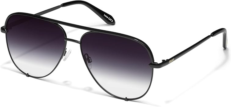 Quay - Sunglasses for Men & Women, Aviator Lenses with UV Protection, Oversized Sunglasses (High ... | Amazon (US)