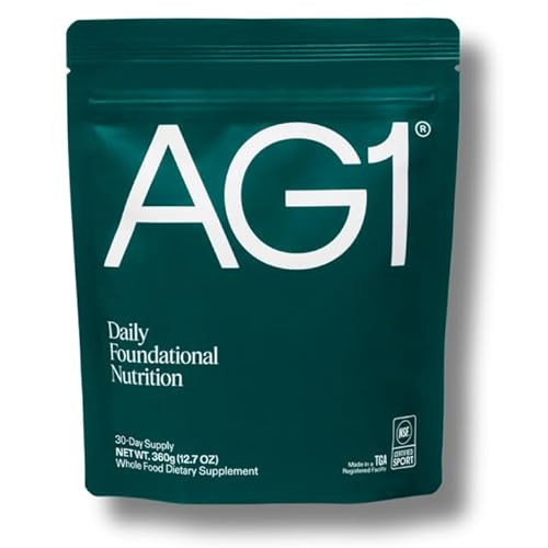 AG1 Greens Powder Refill Pouch – 75 Vitamins, Multivitamin & Probiotic | Gut Health Support | Vegan, Keto, Gluten Free | Athletic Greens Supplement - Pouch Only, Classic Formula | Amazon (US)