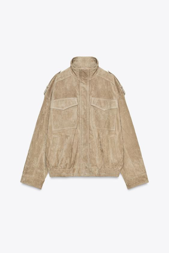 SUEDE LEATHER JACKET | Zara US