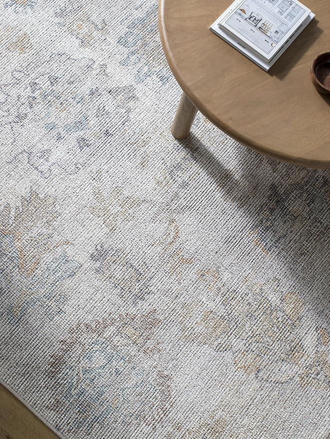 Surya Our PNW Home x Olympic Updated Traditional Area Rug, 9'2" x 12', Light Gray | Amazon (US)