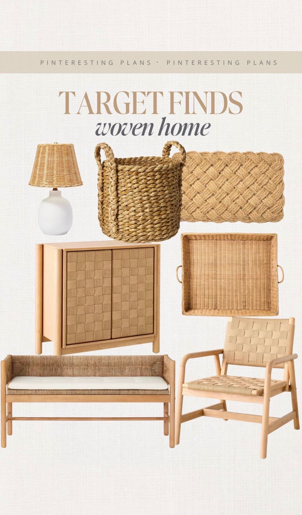 Target home decor and furniture.  Woven home decor.  

#LTKHome #LTKSeasonal