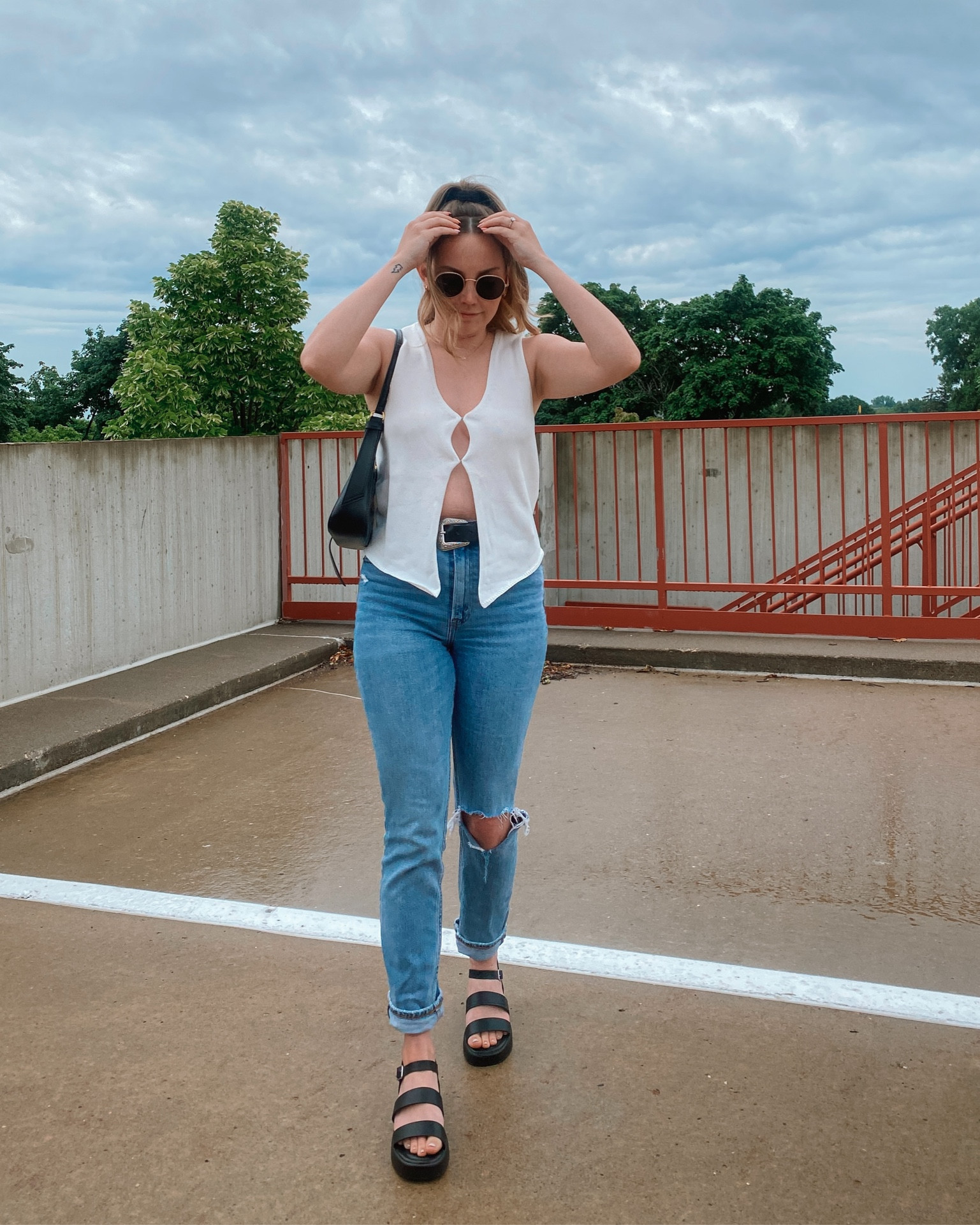 Perfect summer outfit! Summer fashion from Amazon, Abercrombie jeans, platform sandals, vacation outfit 

#LTKFindsUnder50 #LTKSaleAlert #LTKSeasonal