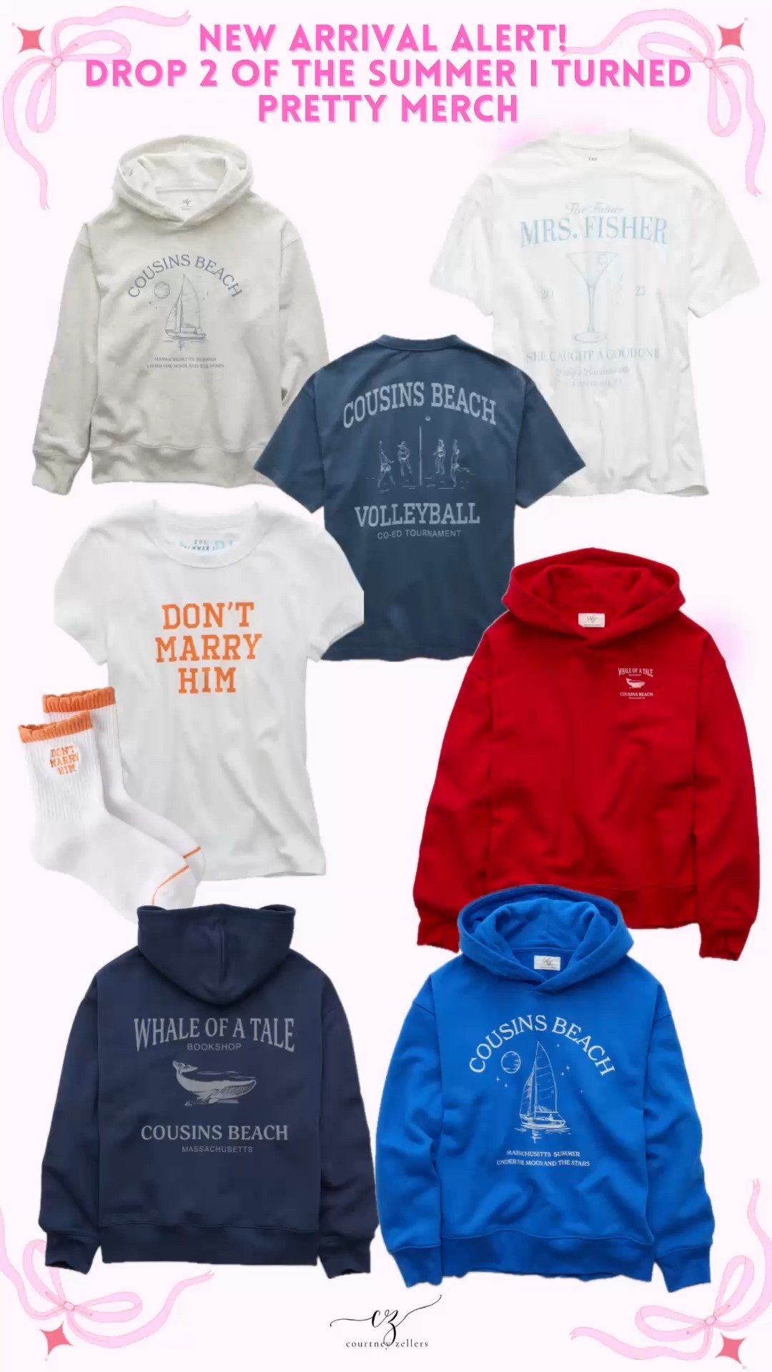 DROP #2 is OFFICIALLY LIVE! 
Shop The AE X The Summer I turned pretty collab below or head to ae.com to check it out yourself. 
What’s your favorite item from the collection? 
The DONT MARRY HIM shirt & socks have to be mine. 🥰 (big team Conrad girl over here… duhhh!!!) 

#LTKStyleTip #LTKSeasonal #LTKWedding