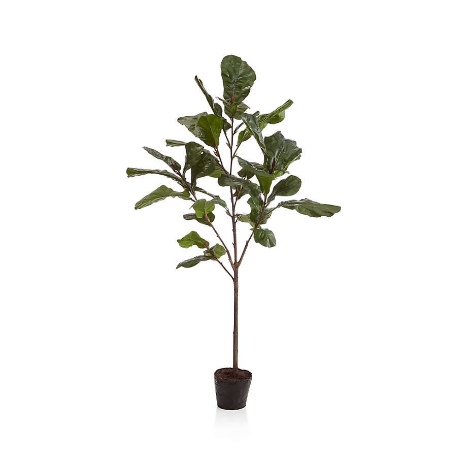 Artificial/Faux Fiddle Leaf Fig Tree 3.5' + Reviews | Crate & Barrel | Crate & Barrel