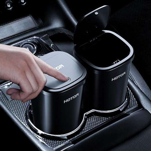 Car Trash Can, HOTOR Car Trash Cup with 30 Additional Car Trash Bags for Exclusive Using, Multipu... | Amazon (US)